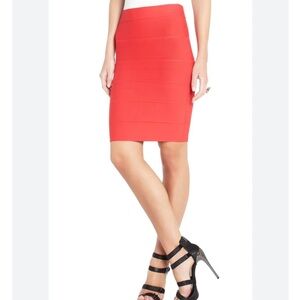 BCBGMAXAZRIA “Alexa” skirt - RED BERRY